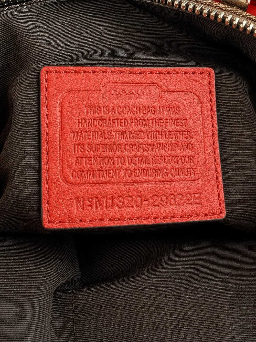 Coach signature stripe